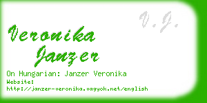 veronika janzer business card